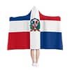 Dominican Republic Flag Adult Hooded Blanket by CKC