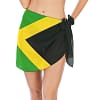 Jamaican Flag Sarong Wrap