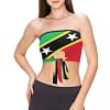 Saint Kitts and Nevis Flag Bandeau Top