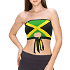 Jamaica Flag Bandeau Top