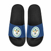 Belize Flag Men's Slide Sandals