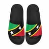 Saint Kitts and Nevis Flag Women's Slide Sandals