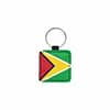 Guyana Flag square keychain