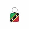 Saint Kitts and Nevis Flag square keychain