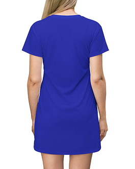 Barbados Flag T-Shirt Dress