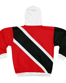 Trinidad and Tobago Flag Unisex Zip Hoodie