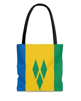 Saint Vincent & the Grenadines Flag Tote Bag