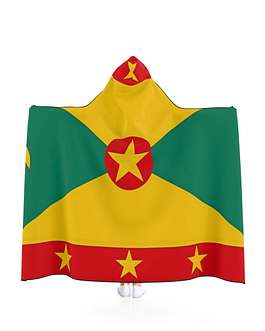 Grenada Flag Hooded Blanket
