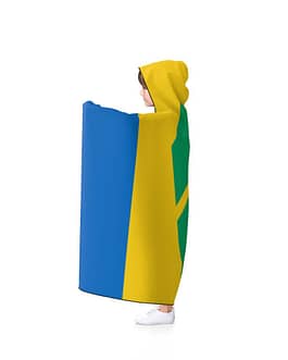 St. Vincent & The Grenadines Flag Hooded Blanket
