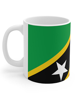 St. Kitts and Nevis Flag Ceram...