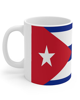 Cuban Flag Ceramic Mug 11oz