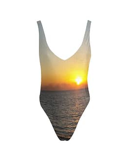 Sunset View Backless Swimsuit