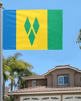 Saint Vincent and The Grenadines Custom Flag(70" x 47")(One Side)