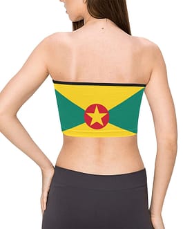 Grenada Flag Women’s Tie Bandeau Top