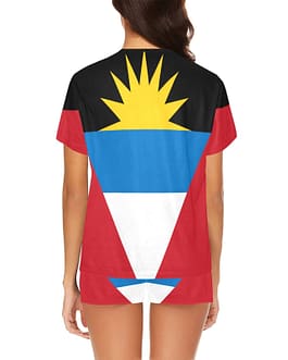 Antigua and Barbuda Flag Women’s Short Pajama Set