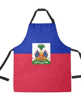 Haitian Flag Adjustable Apron