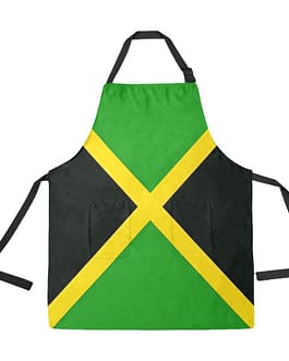 Jamaican Flag Adjustable Apron