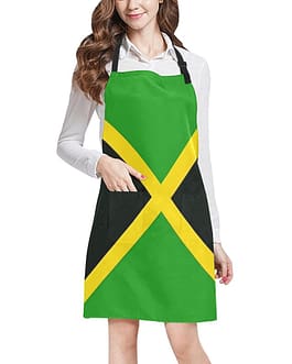 Jamaican Flag Adjustable Apron