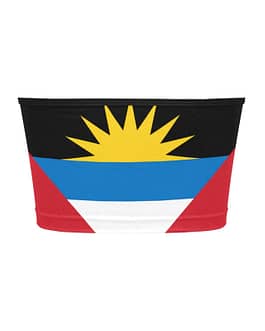 Antigua and Barbuda Flag Women’s Tie Bandeau Top