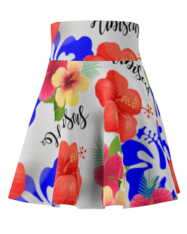 Hibiscus Floral Skirt