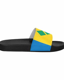 Saint Vincent & The Grenadines Flag Men’s Slide Sandals