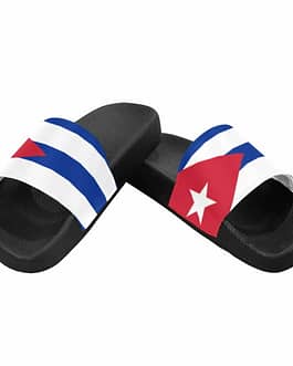 Cuba Flag Women’s Slide Sandals