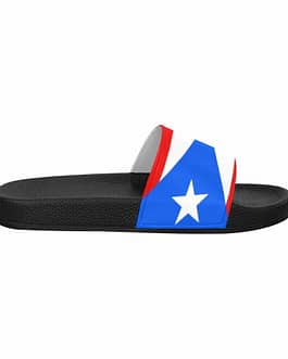 Puerto Rico Flag Women’s Slide Sandals