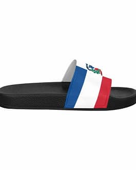 Dominican Republic Flag Men’s Slide Sandals