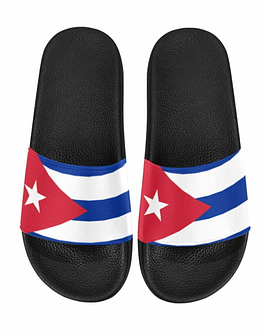 Cuba Flag Men’s Slide Sandals