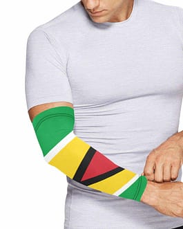 Guyana Flag Arm Sleeves
