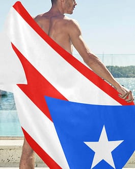 Puerto Rico Flag Beach Towel 3...
