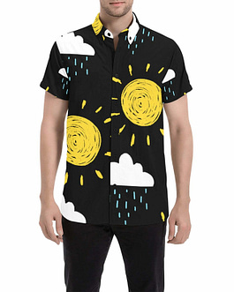 Sunshine & Rain Men’s All Over Print Shirt