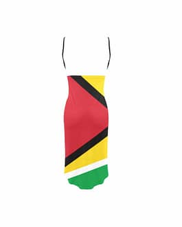 Guyana Flag Spaghetti Strap Ba...