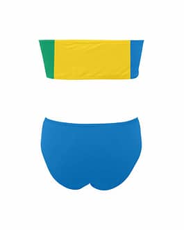 Saint Vincent & The Grenadines Flag Chest Wrap Bikini Swimsuit