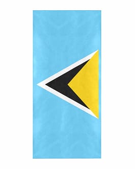 Saint Lucia Flag Beach Towel 3...