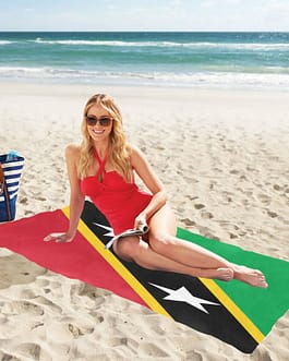 Saint Kitts and Nevis Flag Bea...