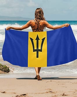 Barbados Flag Beach Towel 32&q...