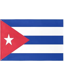 Cuba Flag (5 Sizes)(One Side)