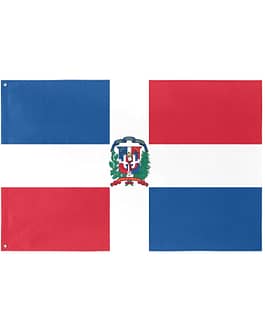Dominican Republic Flag (5 Sizes)(One Side)