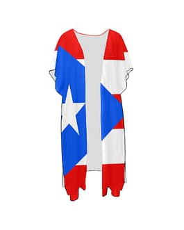 Puerto Rico Flag Mid-Length Ch...