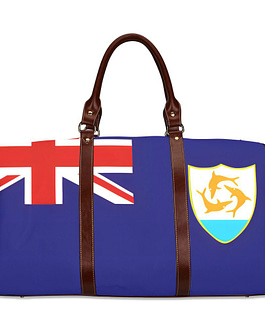 Anguilla Flag Travel Bag (Brow...
