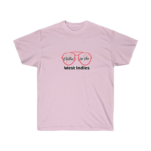 Chillin' In The West Indies Unisex Tee Pink
