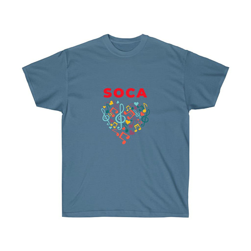 Soca Lover t-shirt light grey