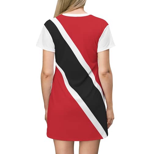 Trinbago Flag T-Shirt Dress
