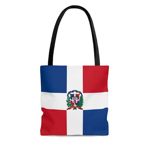 Dominican Republic flag Tote Bag by ckc
