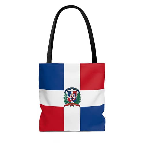 Dominican Repulic flag Tote Bag by ckc