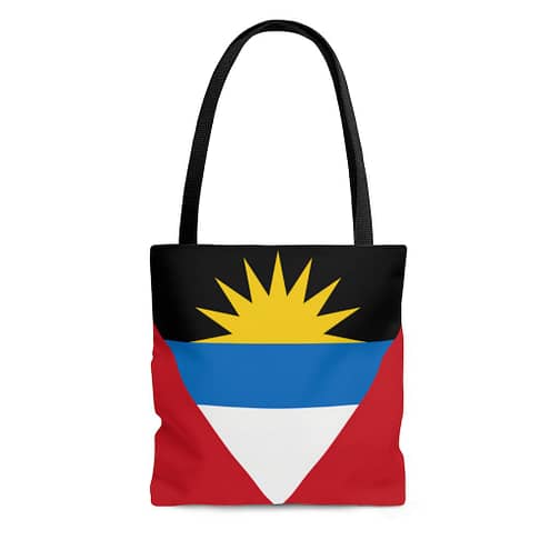 Antigua and Barbuda Flag Tote Bag by CKC