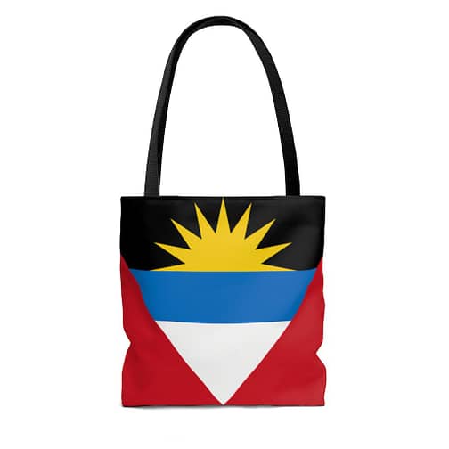 Antigua and Barbuda Flag Tote Bag By CKC