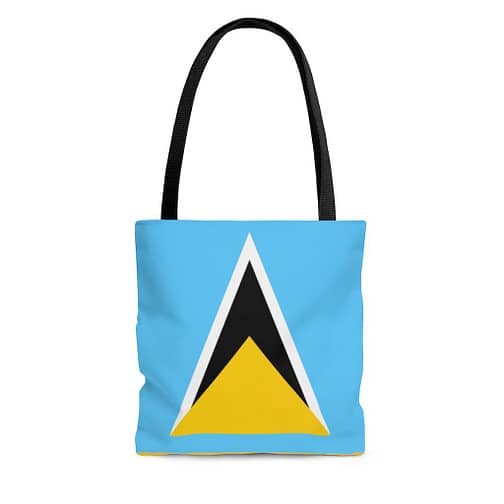 St. Lucian Flag Tote Bag By ckc