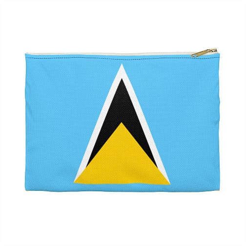St. Lucian Flag Accessory Pouch